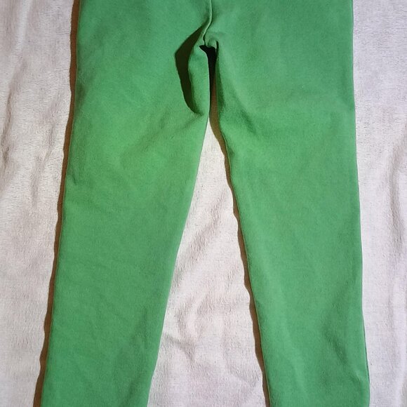 Janie and Jack / Leggings / Kids Girls / Size 6 / Pastel Green / Gold Button Cuf - Picture 6 of 10